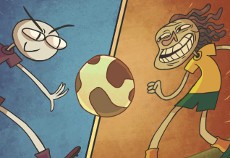 Create meme: game trollface quest 5: world Cup people, Cartoon, the game "trollface quest 5"