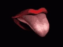 Создать мем: tongue слюни, темное изображение, анимированный язык