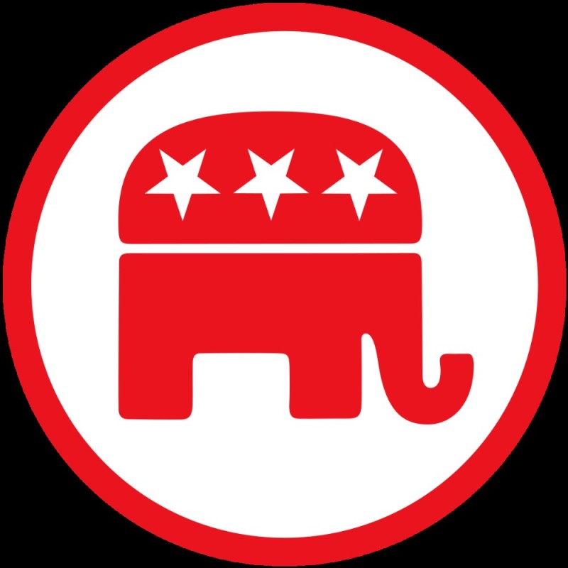 Создать мем: партия республиканцев в сша значок, республиканская партия сша символ партии, слон - символ республиканской партии сша