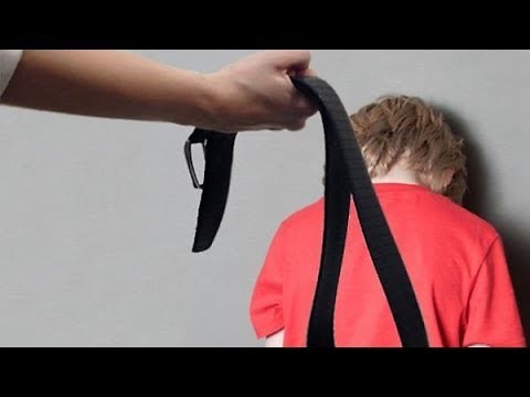 Create meme: punishment with a belt, belt on the ass, punishing children with a belt