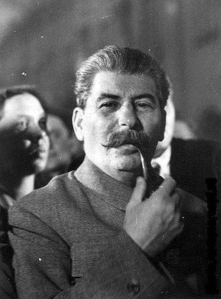 Create meme: Stalin with a pipe, The Soviet underground worker, Stalin 