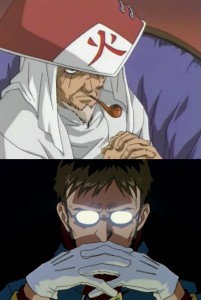 Create meme: Evangelion, Ikari Gendo, Gendo