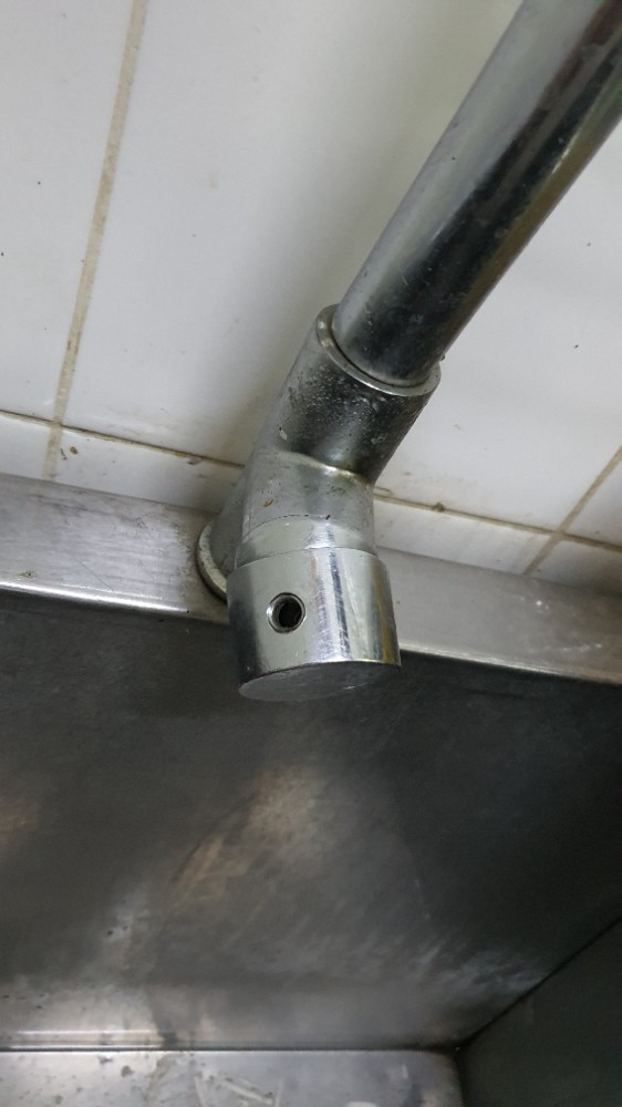 Create meme: hinge tap for pipe 50.8x1.5 mm, stainless steel pipes, connector adjustable 50.8mm