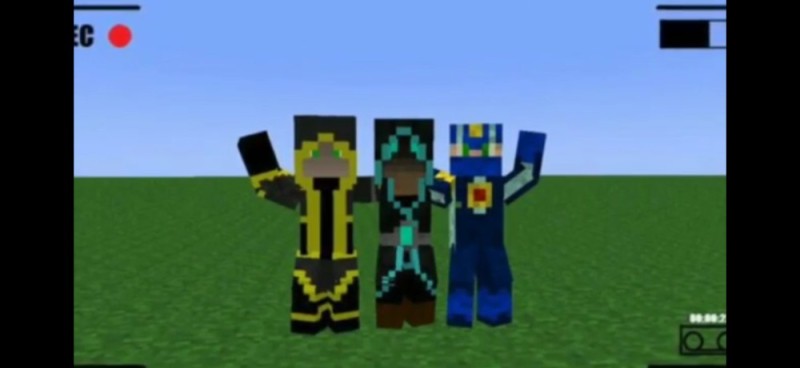 Create meme: Frost Snake and the minecraft kid in a bottle, skins for minecraft PE, Frost and Snake minecraft