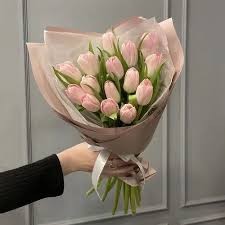 Create meme: a beautiful bouquet of tulips, tulips bouquet, bouquet of pink tulips