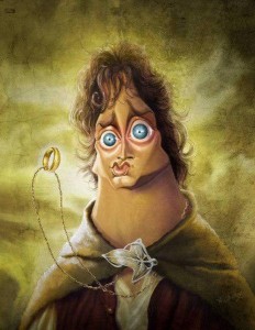 Create meme: Elijah wood Frodo, lord of the rings, cartoon people