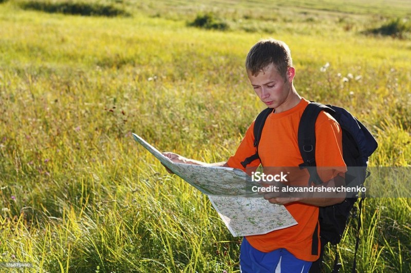 Create meme: the guy with the map of meme, tourists on a hike, the victim meme