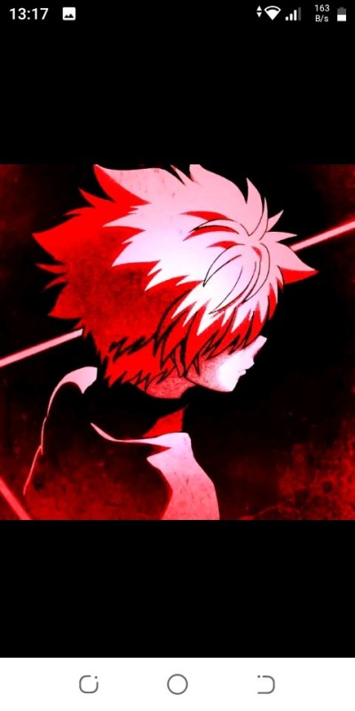 Create meme: killer of killua, evil killua, anime face