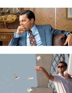 Create meme: Leonardo DiCaprio, Leonardo DiCaprio meme wolf of wall street, Leonardo DiCaprio the wolf of wall