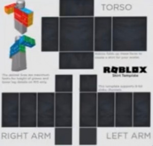 Создать мем: роблокс одежда черная, roblox shirt, template roblox shirt