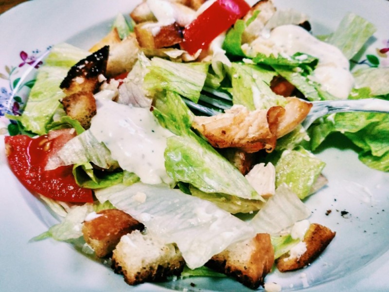 Create meme: caesar salad, caesar classic salad, caesar with chicken salad