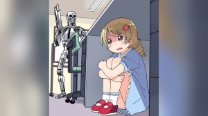 Создать мем: робот нянька комиксы, аниме герои, робот няня комикс