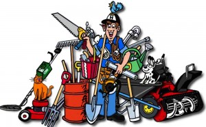 Create meme: plumbing work, house master, tools