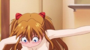 Создать мем: i m cute? аниме, Аска Лэнгли Сорью, asuka langley soryu face