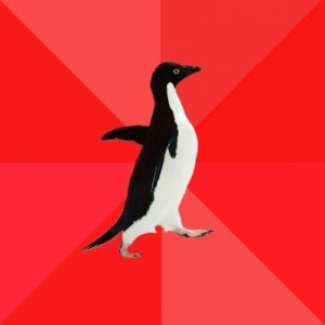 Create meme: meme generator, evil penguin, awesome