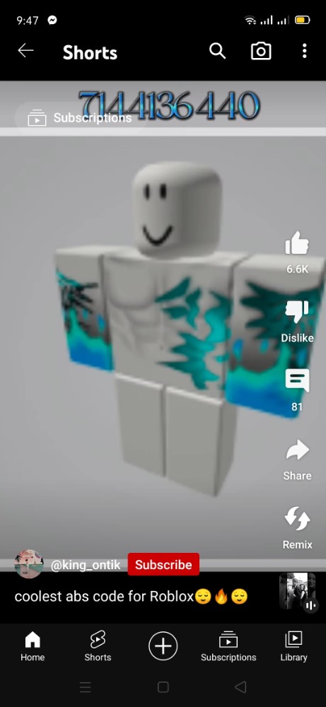 ABs shirt - Roblox