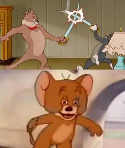 Создать мем: jerry meme, Том и Джерри, Мультфильм