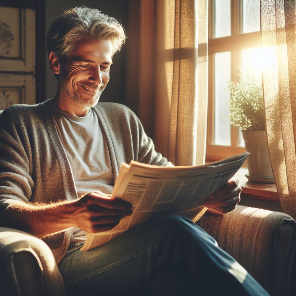 Создать мем: пожилой мужчина читает газету, пожилой мужчина, ричард гир кадры