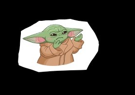 Create meme: baby Yoda, set of stickers, stickers
