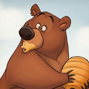 Create meme: bear cartoon