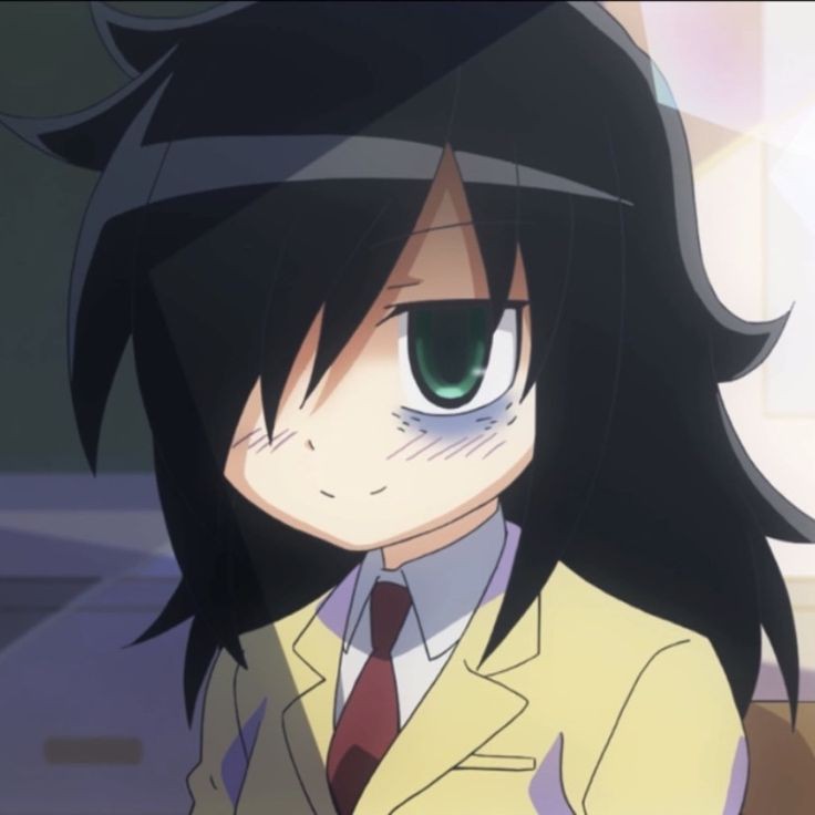 Create meme: tomoko , kuroki tomoko, watamote