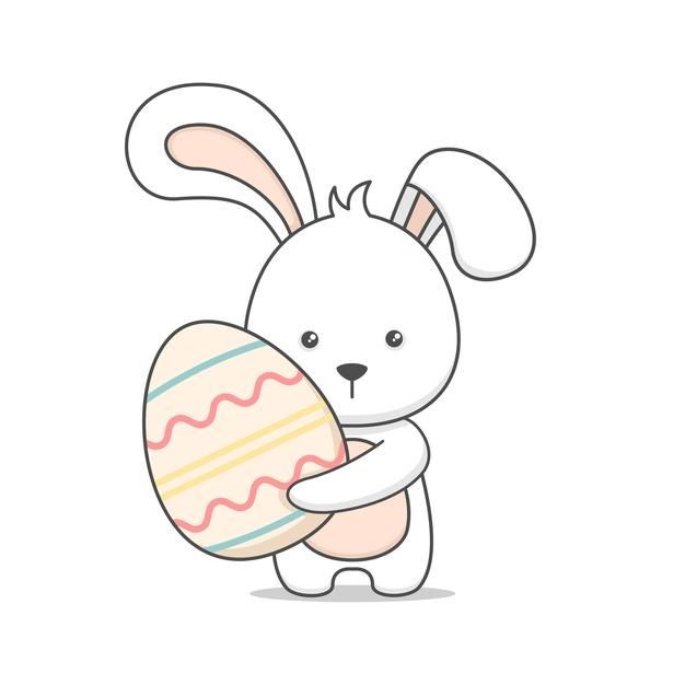 Create meme: easter bunny, drawing of the Easter bunny, Easter bunny