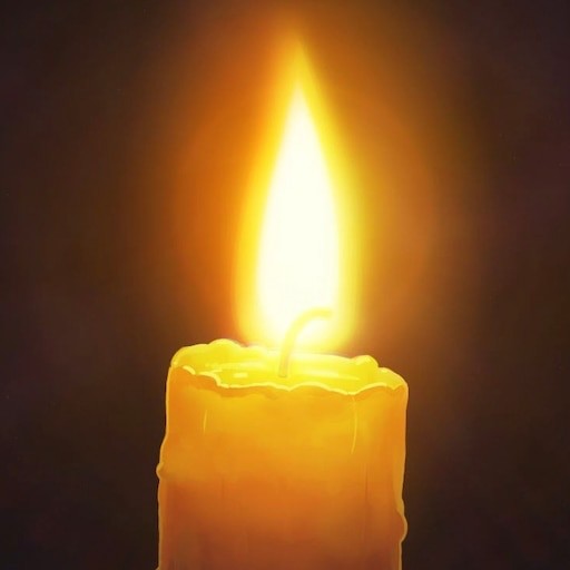 Create meme: mourning candle, yellow candle, the candle of memory