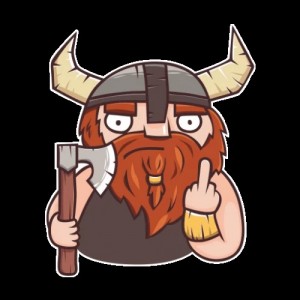 Create meme: Sticker Viking