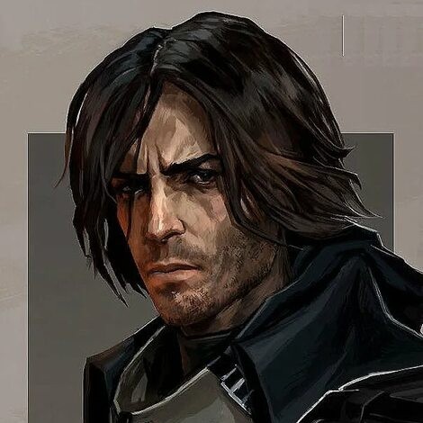 Create meme: Corvo attano, corvo attano without a mask, dishonored game