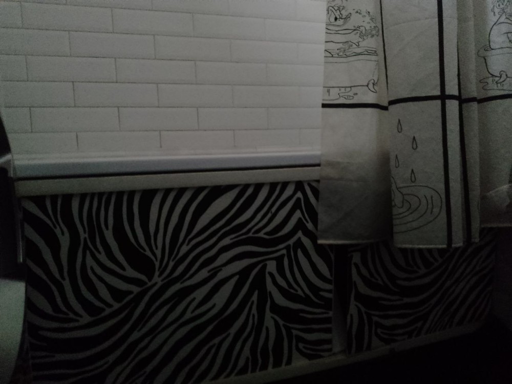 Создать мем: ванная комната в стиле зебра, дизайн интерьера, штора для ванной комнаты bacchetta s r l 180x200 см