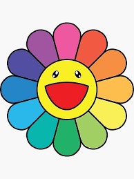 Create meme: rainbow flowers