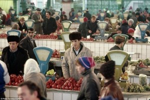 Create meme: history of the USSR, a citizen of the USSR, wool market in Norilsk