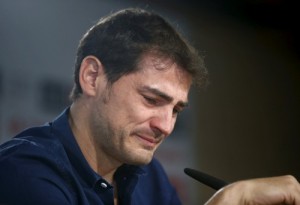 Create meme: betrayal, side view, Casillas crying