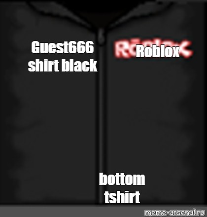 guest 666 from roblox Blank Template - Imgflip