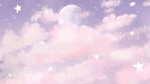 Создать мем: пастельный милый фон розовый, небо фон, красивые фон аниме небо с розовыми облаками