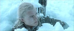 Создать мем: леголас властелин колец, леголас на снегу, леголас идет по снегу