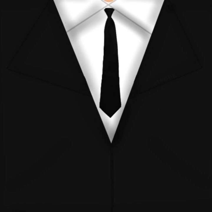 Create meme: tie wallpaper for smartphone, black tuxedo with tie, roblox shirt costume
