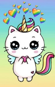Create meme: cute drawings kawaii, pictures of unicorns cute