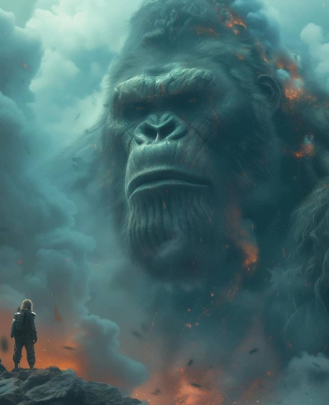 Create meme: king Kong , King Kong 2021, Kong: Skull Island