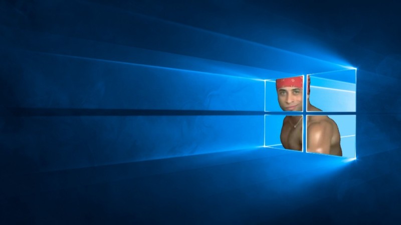 Create meme: windows 10 screen, black windows 10, von Windows 10