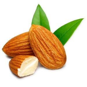 Создать мем: миндальный орех, almond, миндаль на белом фоне