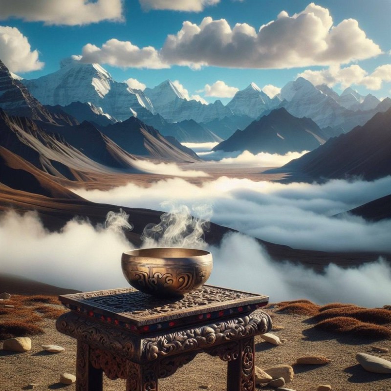 Create meme: tibetan singing bowls, bowl, shaman's cup