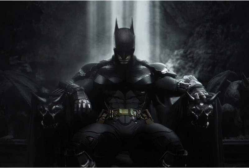 Create meme: Batman , batman arkham knight, Batman the Demon Arkham Knight