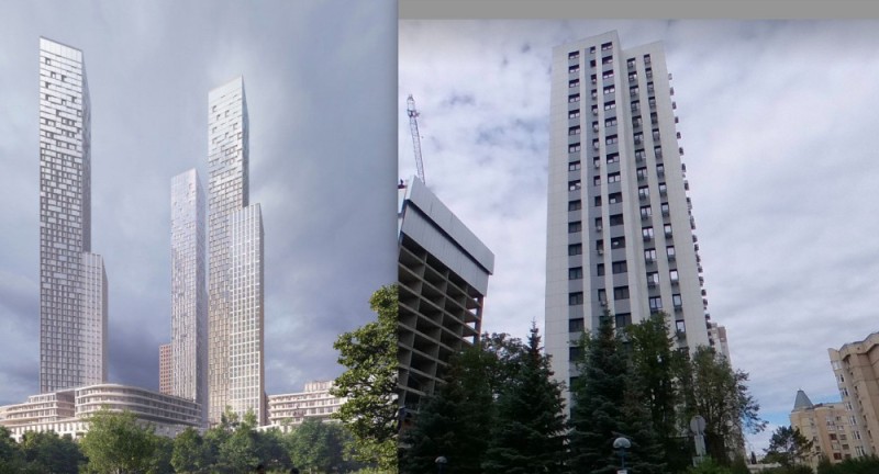 Создать мем: новый жилой комплекс, крост wellton towers, небоскреб
