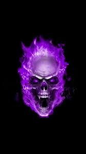 Create meme: The skull of the ghost rider, skull cool, skull on fire 