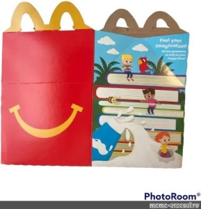 Create meme: McDonald's happy meal, McDonald's happy meal books, happy meal box