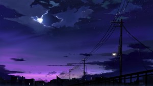 Создать мем: аниме фон фиолетовый, атмосферные аниме, темный фон аниме