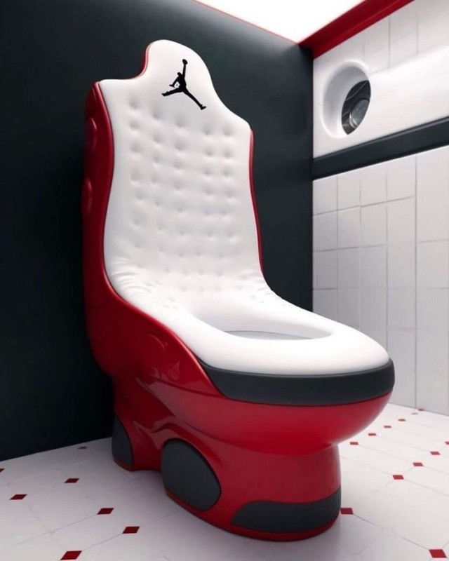 Create meme: Jordan's toilet bowl, the toilet of the future, toilet bowl in the form of a throne