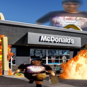 Create meme: fast food