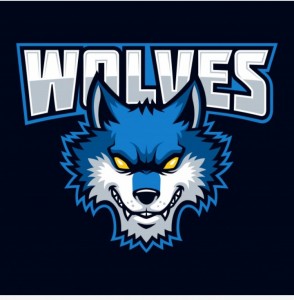 Create meme: wild wolves hockey, ice wolves logo, wolf logo for team
